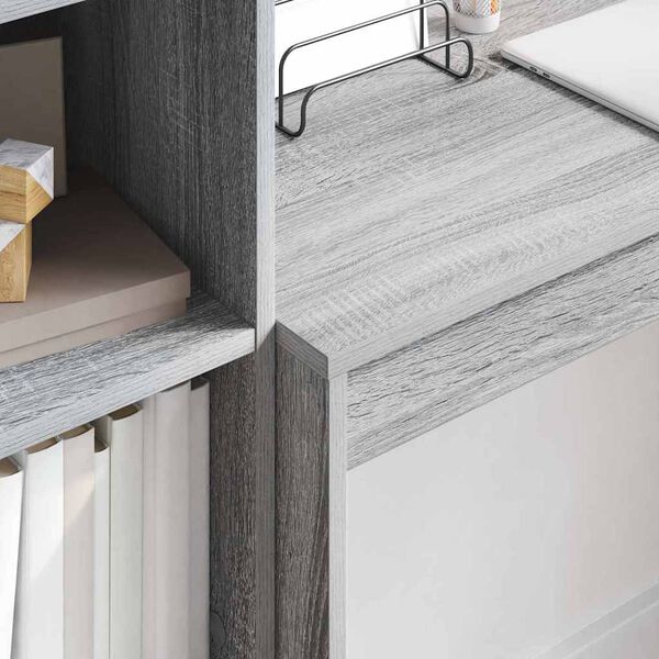 vidaXL Bureau Gris Sonoma 100 x 40 x 76 cm