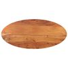 vidaXL Dessus de table 120x60x2,5 cm ovale bois massif d'acacia