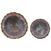 vidaXL Panier de Plante avec stockage 2 pcs Marron Rattan Lacak
