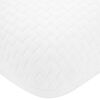 vidaXL Coussin de sommeil Uni Blanc 60 x 40 x 13 cm