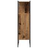 vidaXL Ensemble de mobilier de salle de bain avec &eacute;tag&egrave;re 3 pcs Marron