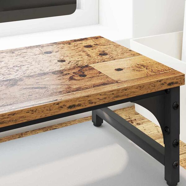 vidaXL Support de moniteur Bois Ancien 55 x 23 x 14 cm