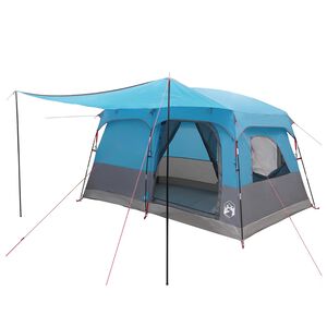 vidaXL Tente familiale avec toit Bleu 320 x 210 x 180 cm Polyester