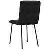 vidaXL Chaises &agrave; manger lot de 6 noir velours