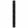vidaXL Pieds de table &agrave; manger en forme de V, 2 pi&egrave;ces, noir, 70 x (72-73,3) cm, acier