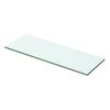 vidaXL Panneau pour &eacute;tag&egrave;re Verre transparent 50 x 12 cm