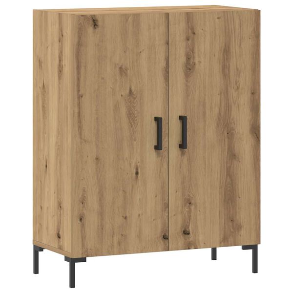 vidaXL Buffet ch&ecirc;ne artisanal 69,5x34x90 cm bois d'ing&eacute;nierie