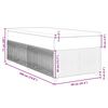 vidaXL Sommier &agrave; lattes de lit avec matelas Bleu 90x190 cm Tissu