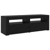vidaXL Meuble TV 2 pcs Ch&ecirc;ne noir 240 x 35 x 40 cm Bois d'ing&eacute;nierie