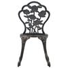 vidaXL Chaises de bistro lot de 2 Bronze Aluminium coul&eacute;