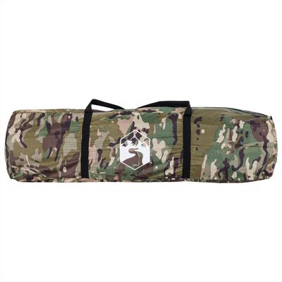 vidaXL Tente de pêche 5 personnes camouflage imperméable