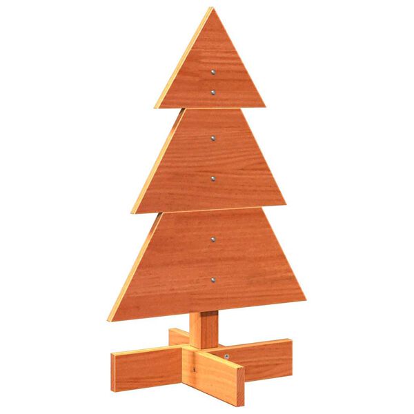 vidaXL Arbre de Noël en bois pour décoration 60 cm bois de pin massif