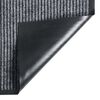 vidaXL Paillasson ray&eacute; Gris 80x120 cm