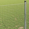 vidaXL Cl&ocirc;ture en fil soud&eacute; Argent 0.4 x 50 m