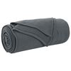 vidaXL Couvertures &agrave; jeter 24 pcs Gris fonc&eacute; 270 x 240 cm Toison