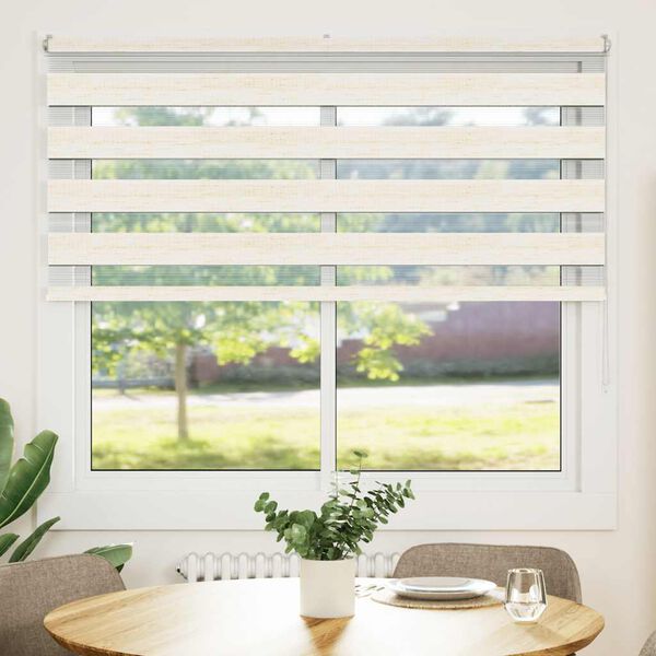 vidaXL Store z&egrave;bre beige marbr&eacute; largeur du tissu 160,9 cm polyester