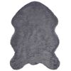 vidaXL Tapis en fausse TAFALLA Anthracite 60 x 90 cm Polyester