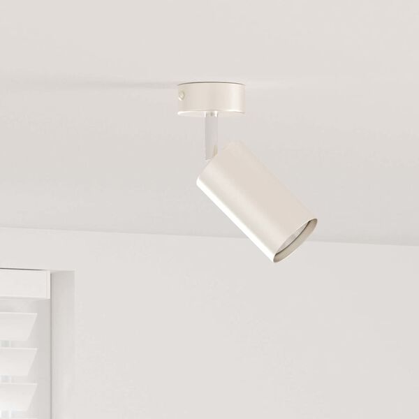 vidaXL Spot de plafond avec des projecteurs Nickel 6 x 6 x 16 cm M&eacute;tal