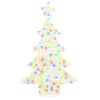 vidaXL Sapin de No&euml;l avec 100 LED Multicolore 120 cm Acrylique