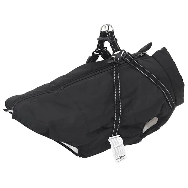 vidaXL Manteau pour chiens avec harnais imperm&eacute;able r&eacute;fl&eacute;chissant L52