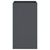 vidaXL Jardini&egrave;re anthracite 42x38x75 cm acier