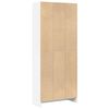 vidaXL Biblioth&egrave;que blanc 60x24x143 cm bois d'ing&eacute;nierie