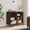 vidaXL Buffet chêne marron 91x35,5x74,5 cm bois d'ingénierie