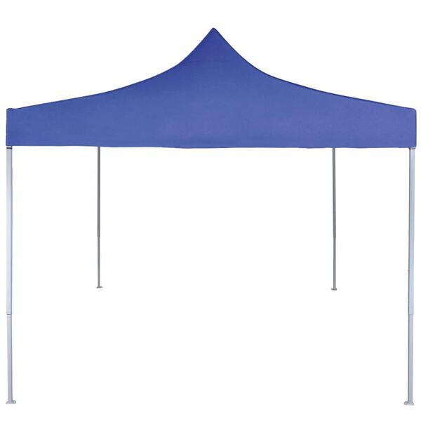 vidaXL Tente de r&eacute;ception pliable 2x2 m acier bleu