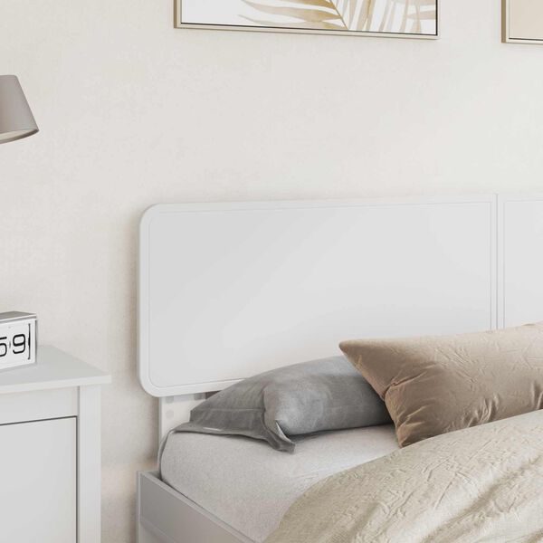 vidaXL T&ecirc;te de lit Blanc 180 cm Bois d'ing&eacute;nierie