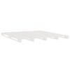 vidaXL Lit de palette sans matelas blanc 140x190 cm bois massif