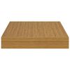 vidaXL &Eacute;tag&egrave;re Murale 2 pcs Beige 23 x 23,5 x 4 cm Bois d'ing&eacute;nierie
