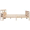 vidaXL Cadre de lit avec t&ecirc;te de lit sans matelas 200x200 cm