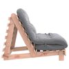 vidaXL Canap&eacute;-lit futon avec matelas 100x206x11 cm bois massif douglas