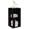 vidaXL Armoire d'angle Noir 33x33x67 cm Bois d'ing&eacute;nierie