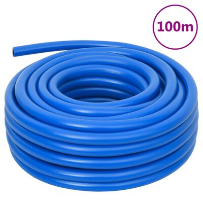 vidaXL Tuyau d'air bleu 0,7" 100 m PVC