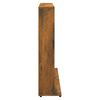 vidaXL Armoire &agrave; CD Ch&ecirc;ne fum&eacute; 100x23x89,5 cm Bois d'ing&eacute;nierie