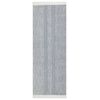 vidaXL Tapis Gris clair 100x300 cm Coton