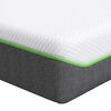 vidaXL Matelas Blanc et Gris 80 x 200 cm Tissu jacquard