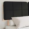 vidaXL Cadre de lit avec t&ecirc;te de lit rembourr&eacute;e Noir 160 x 200 cm