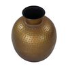 HSM Collection Vase Padua petit 30x35 cm Dor&eacute; et gris