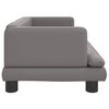 vidaXL Canap&eacute; pour enfants gris 80x45x30 cm similicuir