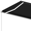 vidaXL Auvent manuel r&eacute;tractable sur pied 350x250 cm Anthracite