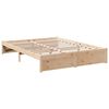 vidaXL Lit biblioth&egrave;que sans matelas 140x200 cm bois massif de pin
