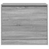 vidaXL Armoire &agrave; chaussures sonoma gris 80x42x69 cm bois d'ing&eacute;nierie