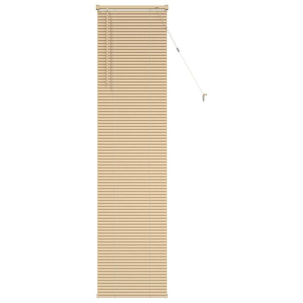 vidaXL Store V&eacute;nitien R&eacute;glable Marron clair avec motif 213 x 40 cm PVC
