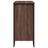 vidaXL Buffet ch&ecirc;ne marron 78x35,5x74,5 cm bois d'ing&eacute;nierie