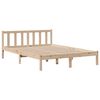 vidaXL Lit biblioth&egrave;que sans matelas 160x200 cm bois massif de pin