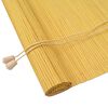 vidaXL Store enrouleur Jaune 100 x 220 cm Bambou