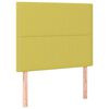 vidaXL T&ecirc;te de lit &agrave; LED Vert 90x5x118/128 cm Tissu