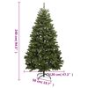 vidaXL Sapin de No&euml;l artificiel articul&eacute; 300 LED et boules 240 cm